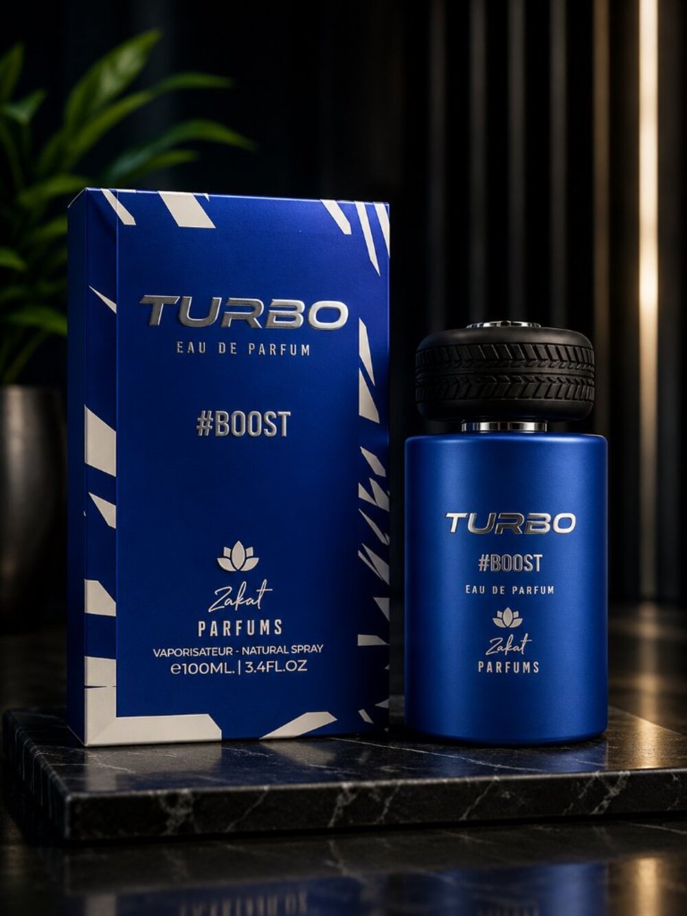 TURBO BOOST by Zakat Eau De parfume For Men 100ML 3.4FL.Oz